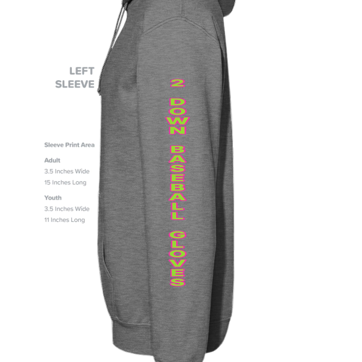 GRAPHITE HEATHER - SLEEVE_LEFT