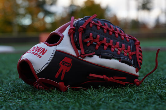 11.75" Red/Black/White Infield Glove